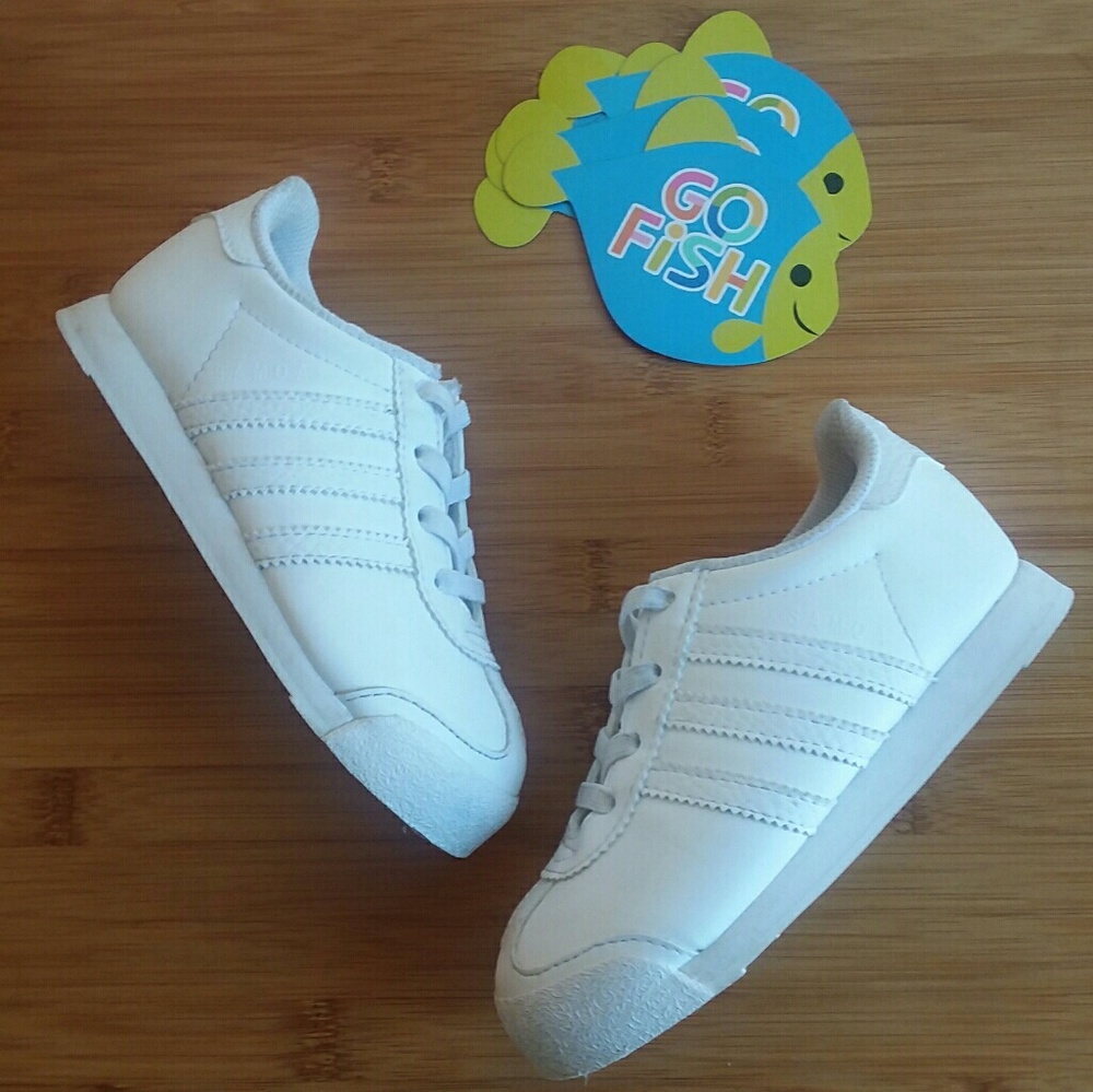Toddler White Samoa Adidas